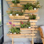 Planter box, highlighting the French cleat mounting system